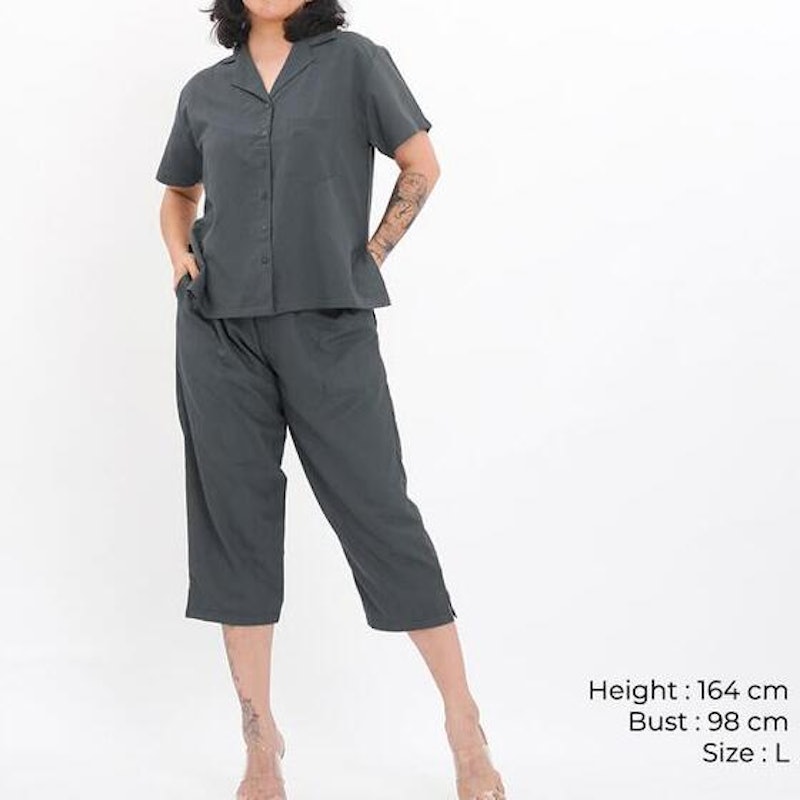 Nyonya Piyama Comfy Pajamas 7/8 Pants 3