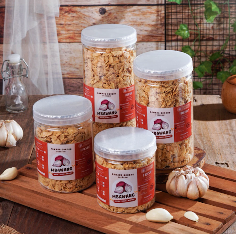 Mbawang Bawang Putih Goreng Premium 3