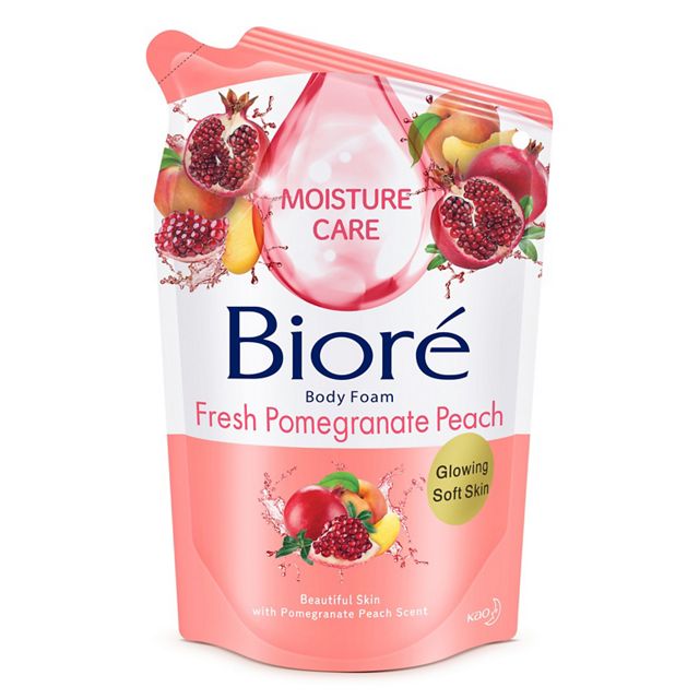 Biore Body Foam Fresh Pomegranate Peach