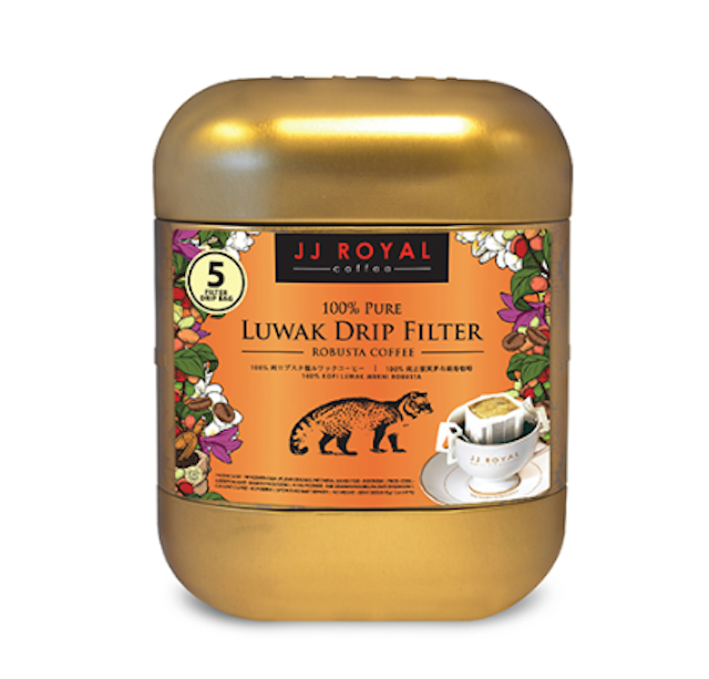 100% Pure Luwak Robusta Drip Filter
