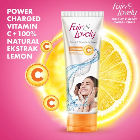 Unilever Indonesia Glow & Lovely Bright C Glow Facial Foam