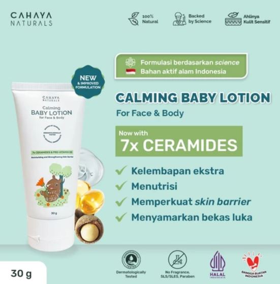 Cahaya Natural Botanikal Cahaya Naturals Calming Baby Lotion New Formula