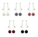 Wild Round Plush Ball Tassel Earrings 1