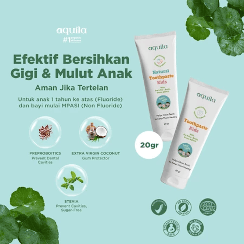 Aquila Toothpaste Kids Fluoride 2