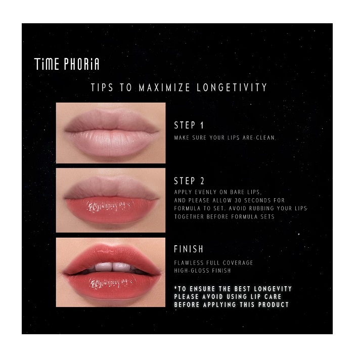  TIME PHORIA Stellar Dust Lip Stain 11 Futura