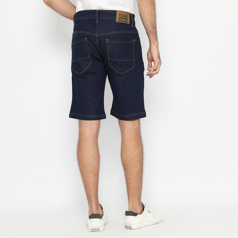 Fichino Short Denim Oskar Dallas Series Dark Blue 3