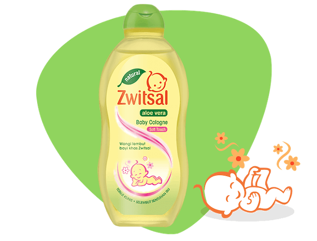 Zwitsal Baby Cologne Natural Soft Touch with Aloe Vera