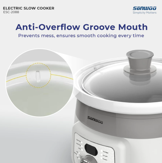 Sanwoo Electronics Sanwoo Electric Slow Cooker ESC-2088