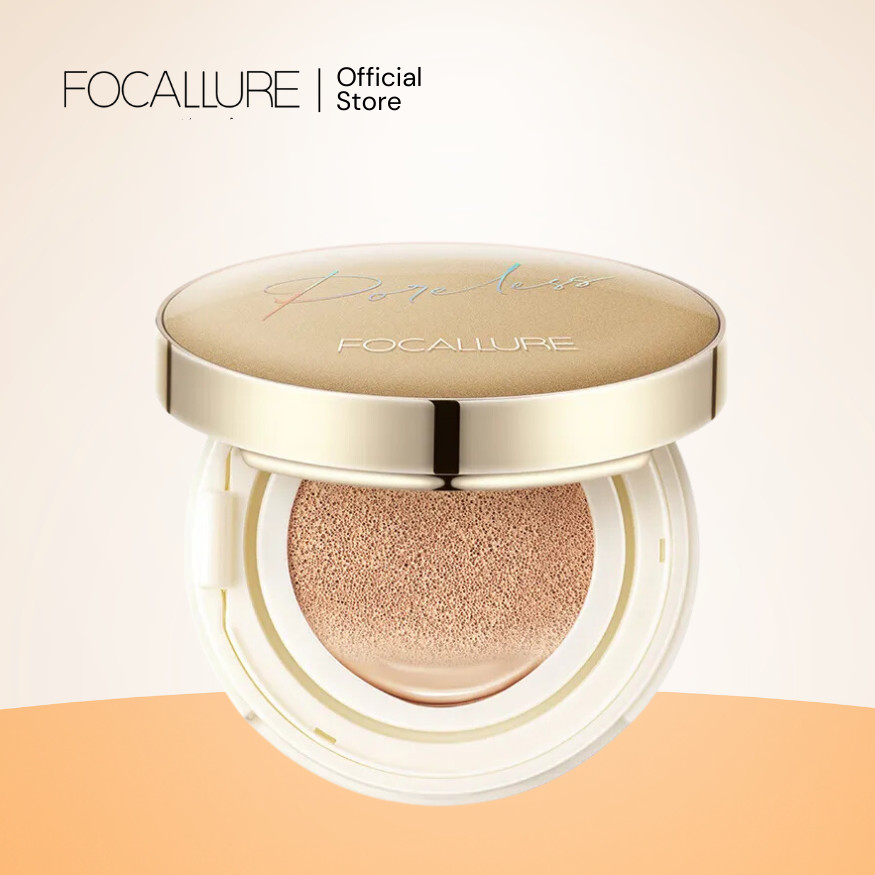 FCL Internasional Indonesia FOCALLURE Poreless Matte Air Cushion Natural Tan