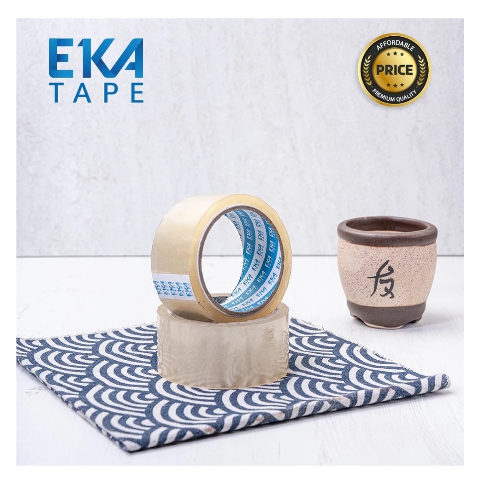 EKA Tape OPP Lakban Bening 45mm x 65 yard 4