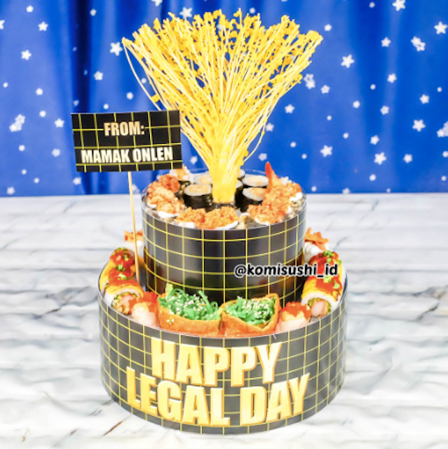  Komi Sushi Sushi Tower 2 Layer D. 25 cm 