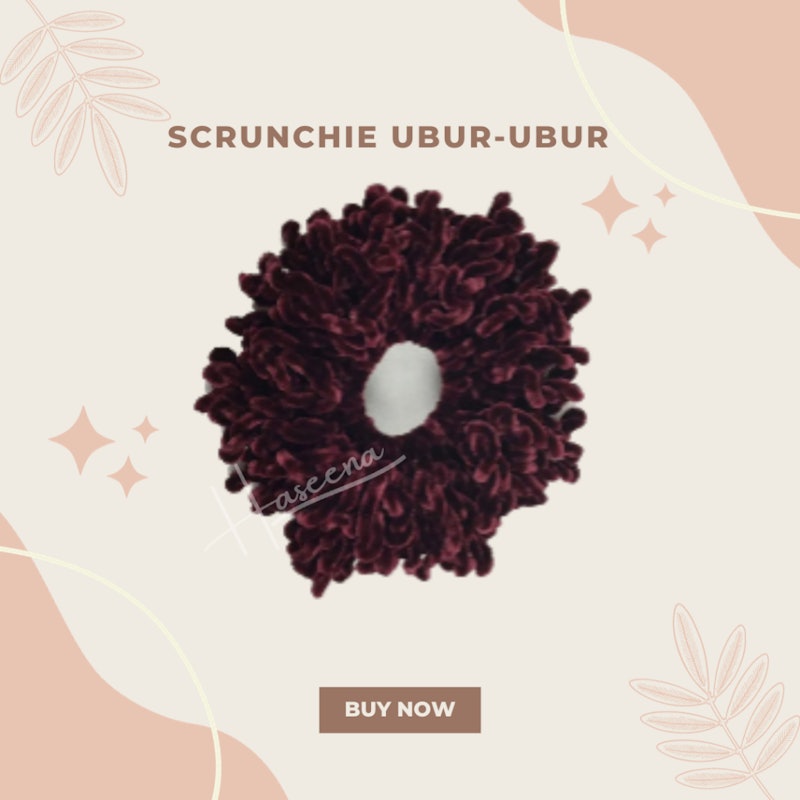 Haseena Scrunchie Ubur-ubur Jumbo 2