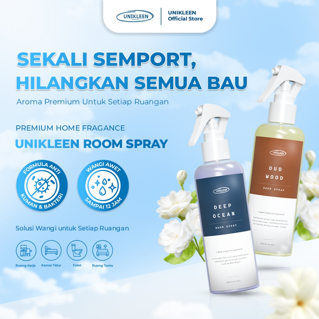 Unikleen Room Spray French Cotton 2