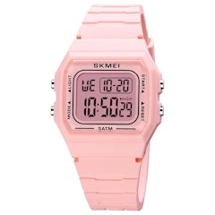 Jam Tangan Wanita Digital Pink