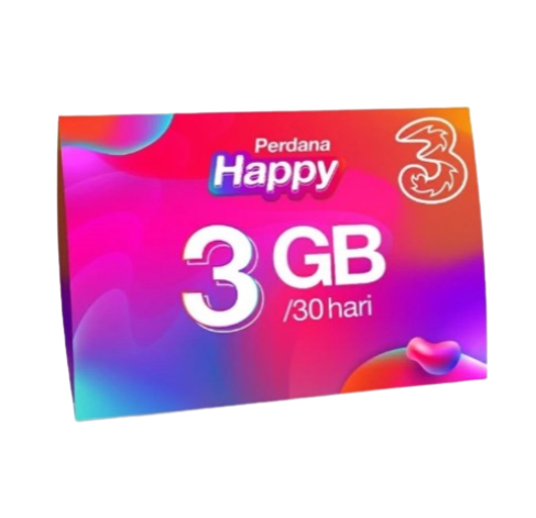 Tri eSIM Happy 3GB