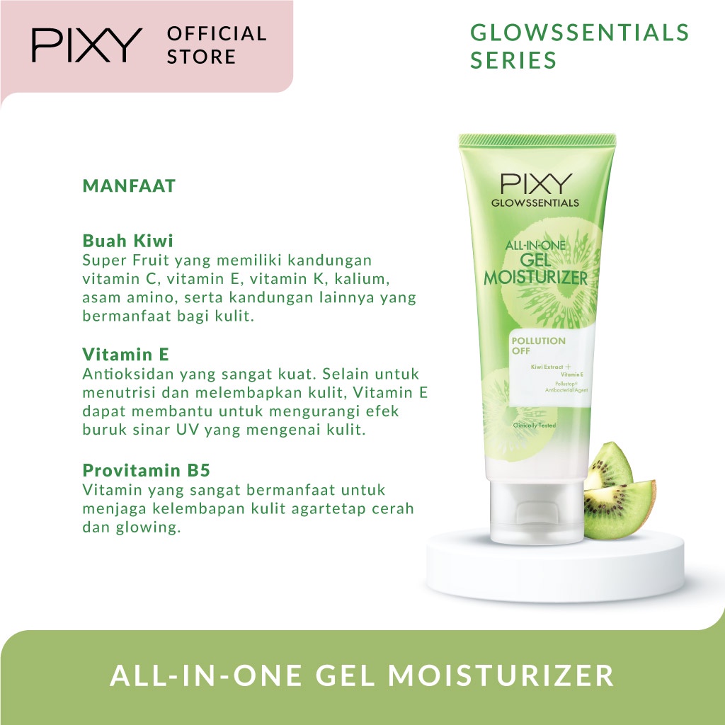 Mandom Indonesia PIXY Glowssentials All-in-One Gel Moisturizer