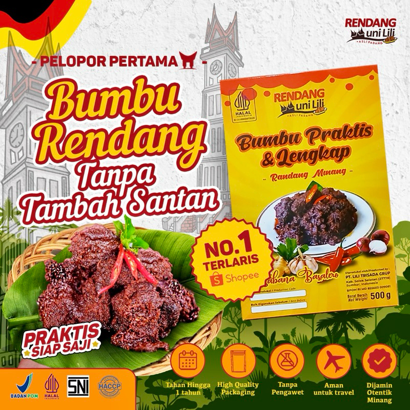 Lili Trisada Grup Rendang Uni Lili Bumbu Rendang Minang