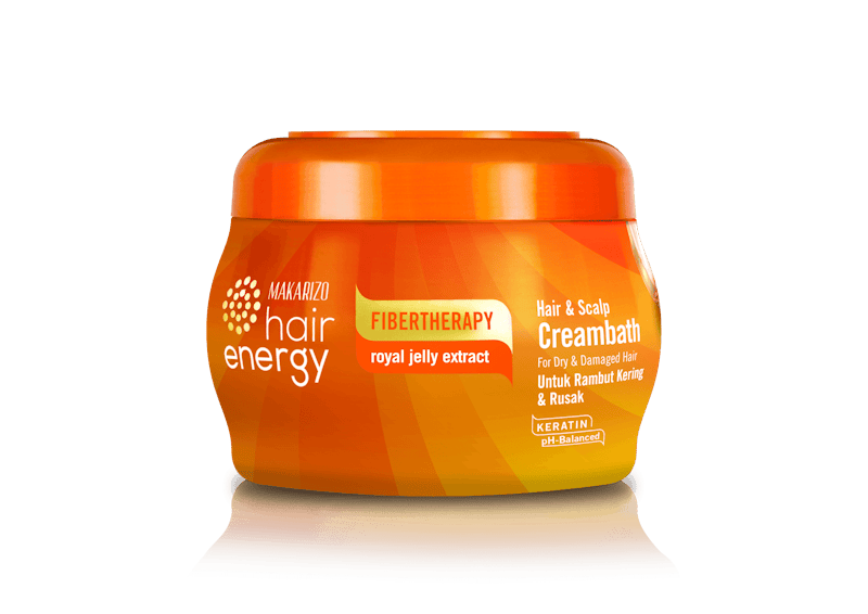 Makarizo Hair Energy Fibertherapy Hair & Scalp Creambath Royal Jelly 4