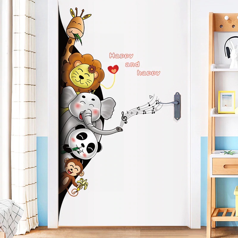 Meth Wallsticker Wallsticker Hide and Seek Animal SK9360