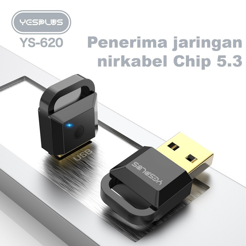 Yesplus Indonesia YESPLUS Receiver Wireless Bluetooth 5.3 YS-620