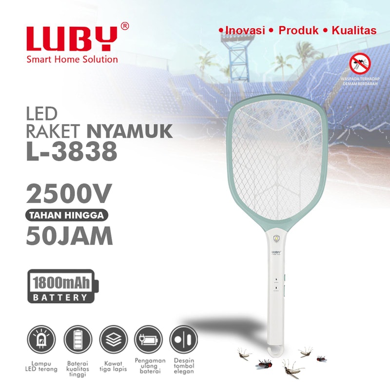 Luby Raket Nyamuk Elektrik 5