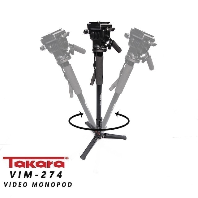 Takara Fluid Head Video Monopod VIM-274