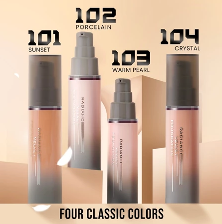 Guangdong Qincai Cosmetics Technology Music Flower Radiance Velvet Foundation