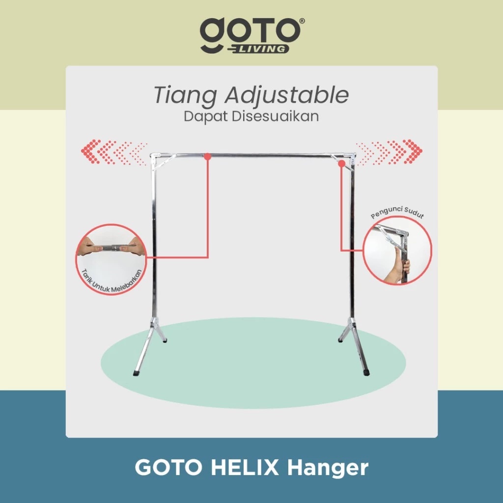 Pilar Niaga Makmur Goto Living Helix Hanger