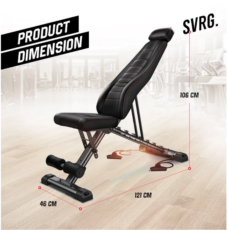 Republik Svarga Indonesia Svarga Adjustable Gym Bench