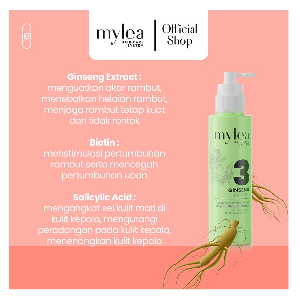Ikapharmindo Putramas Mylea Ginseng Hair Tonic
