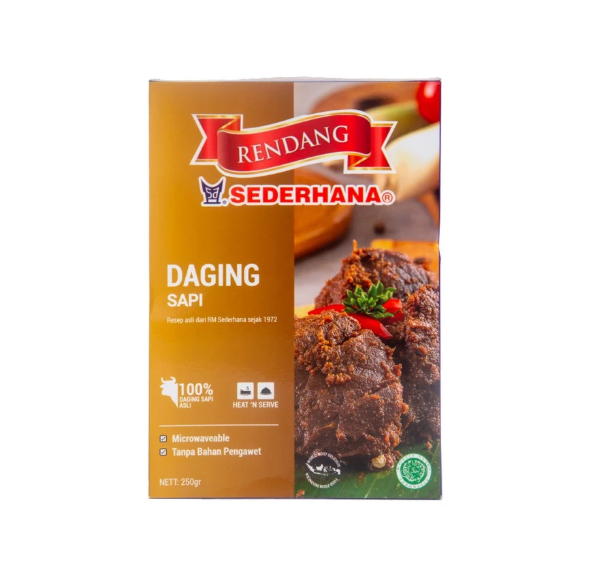 Rendang Sederhana Daging Sapi