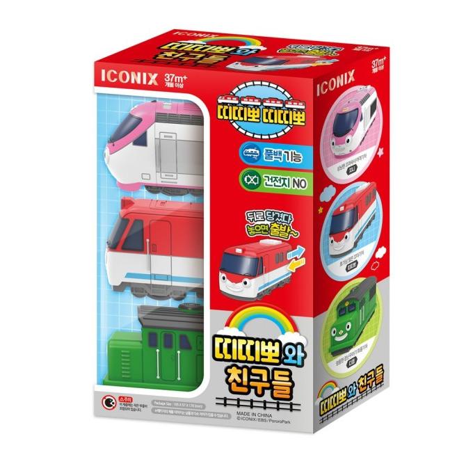 ICONIX Titipo Titipo Set Diecast Train Pullback Train TPT117005