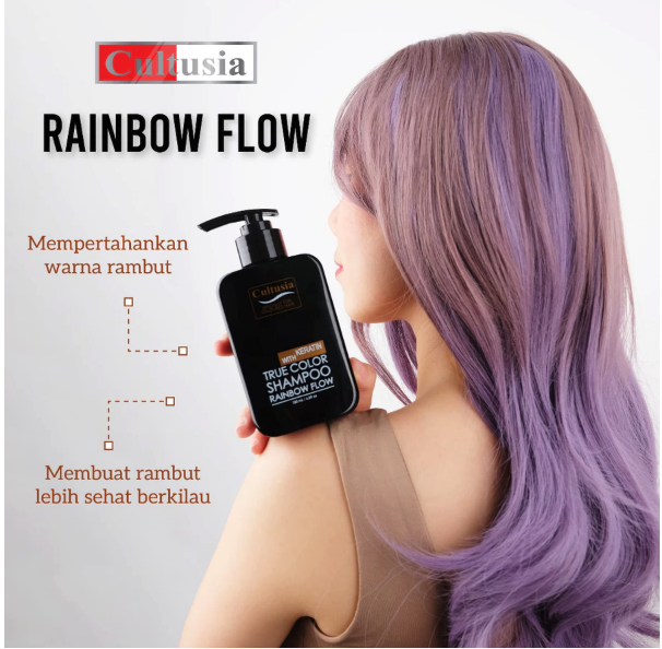 Anugerah Familindo Utama Cultusia True Color Shampo Rainbow Flow 
