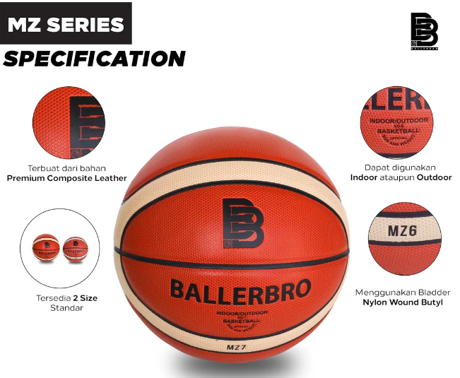 Perintis Proteksi Sejahtera BALLERBRO Bola Basket MZ7