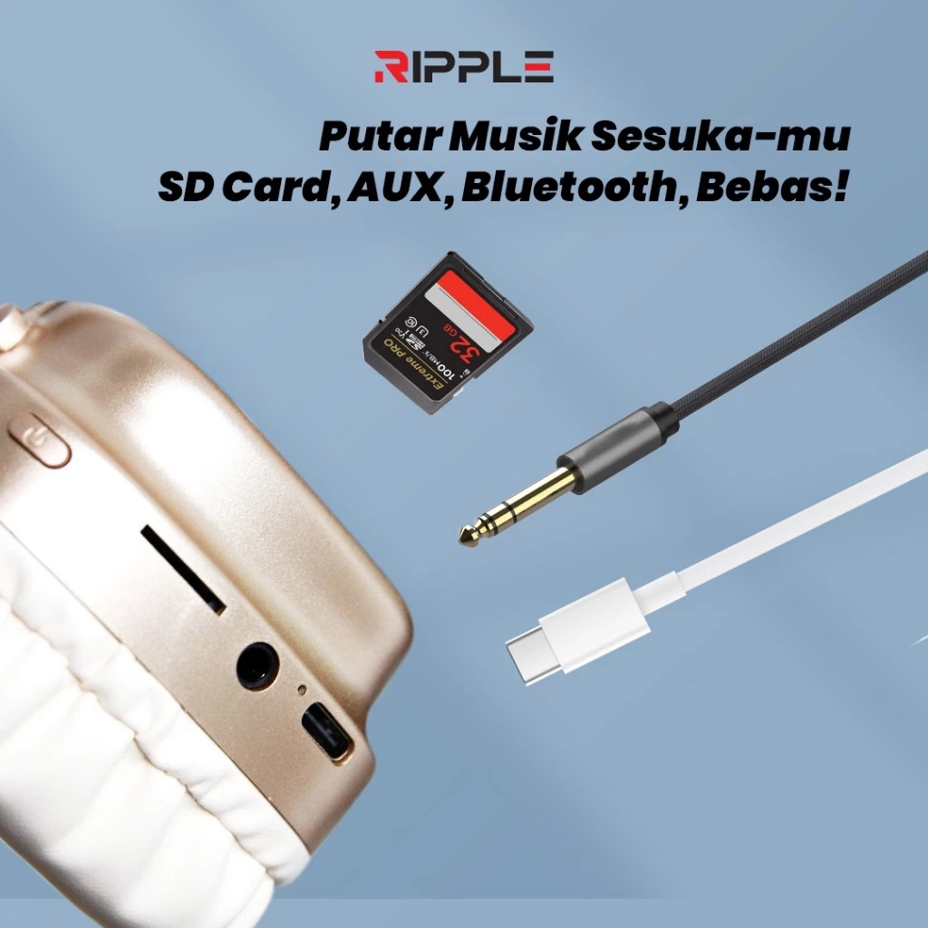 Ripple Digital Indonesia Rippods Headset Bluetooth  RHB-A012