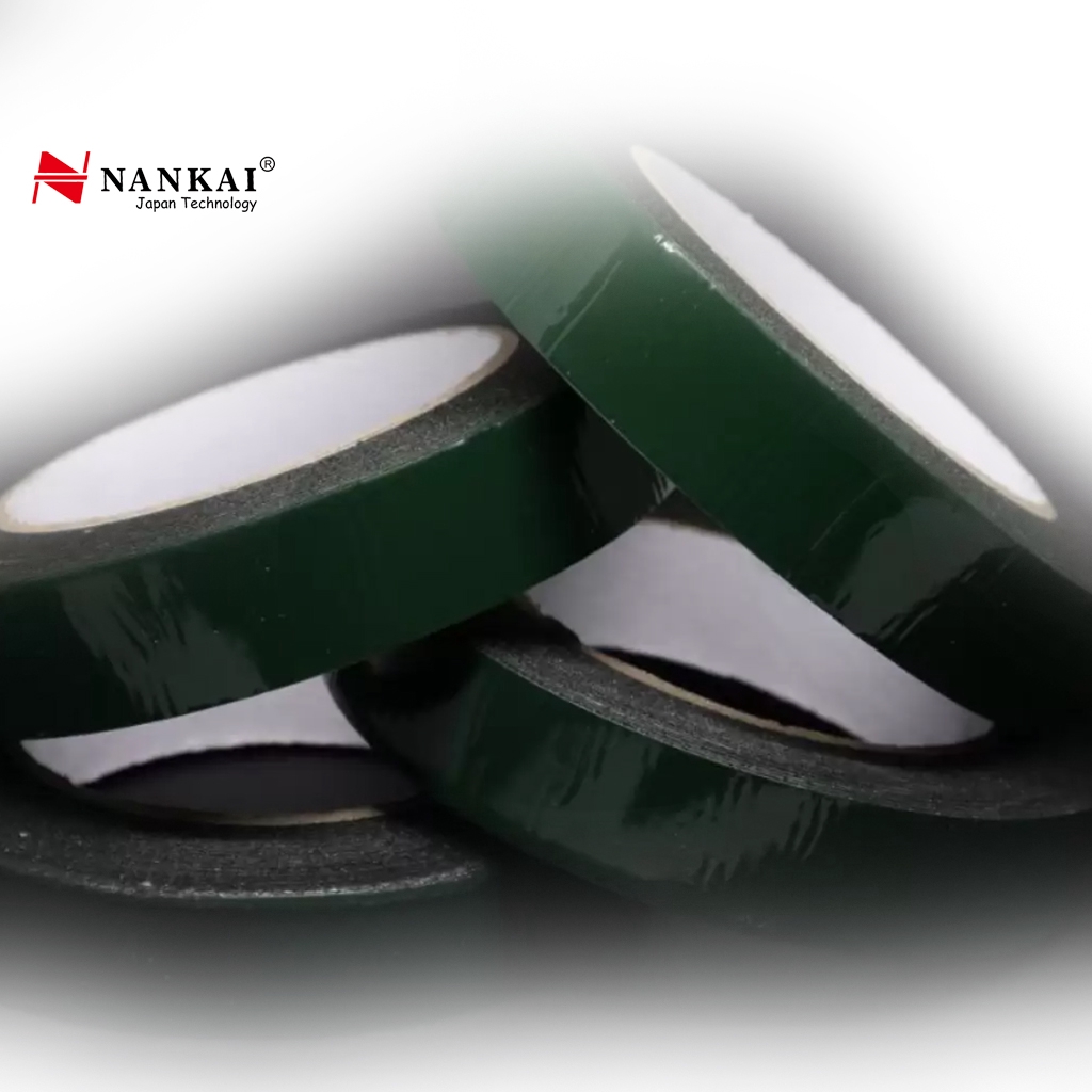 Rohartindo Nusantara Luas Nankai Double Tape Foam Hijau 1 inch x 5 m
