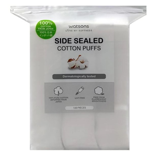 W SIDE SEALED COTTON PUFFS 189S ｜ 19189