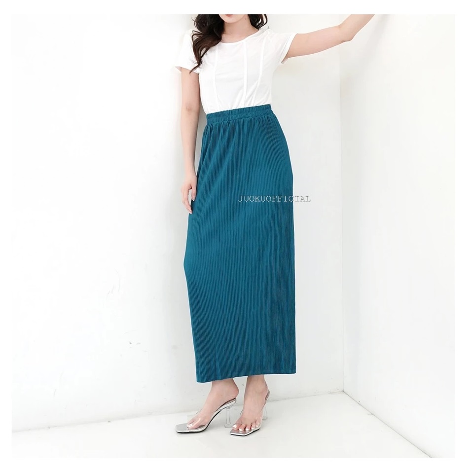  Juoku Rok Span Plisket Lidi