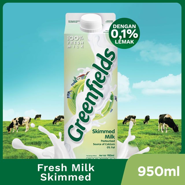 Greenfields Indonesia Greenfields Fresh Skimmed Milk