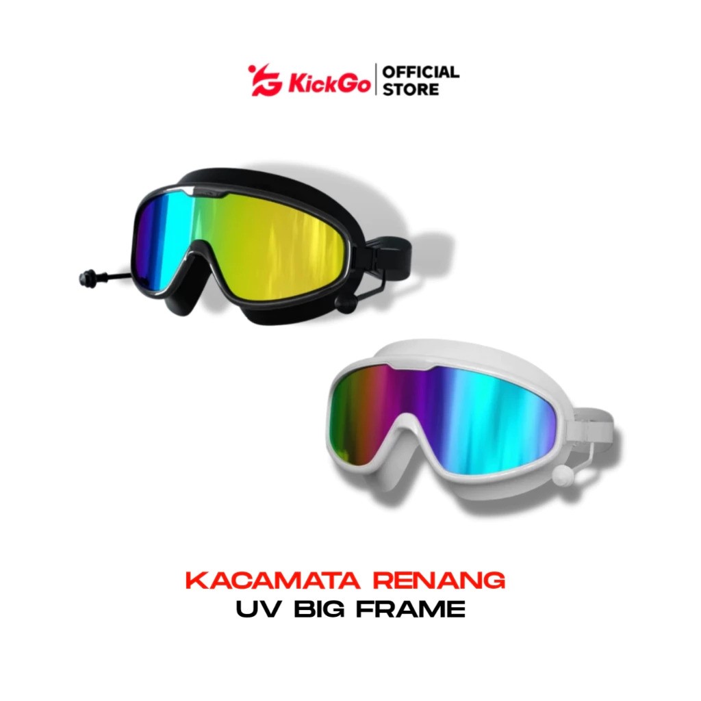 KickGo Kacamata Renang UV Big Frame 5