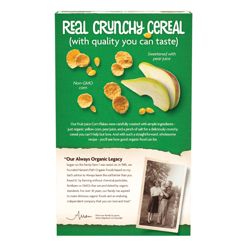 Nature's Path Organic Fruit Juice Corn Flakes 3