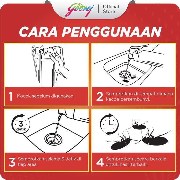 Godrej  HIT® Anti Kecoa Spray