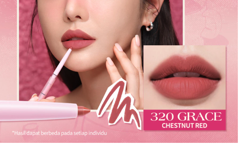 Pout Plush Transferproof Lip Liner 320 Grace 3