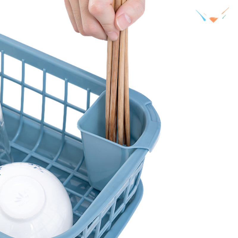 Rak Pengering Piring Buah Sayur Plastik Dish Drain Basket 5