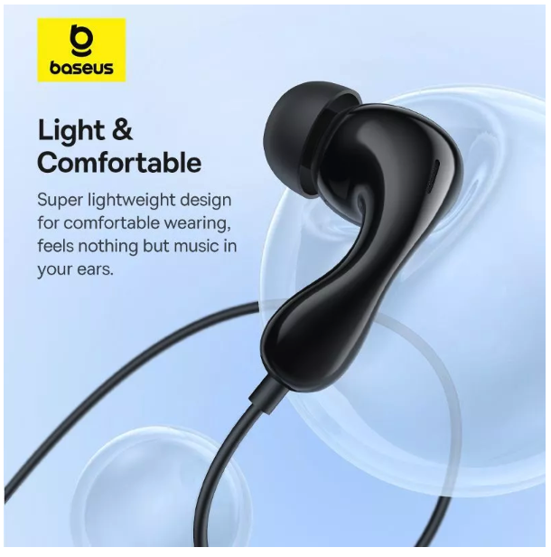 KiiP Indonesia Baseus Encok Wired Earphones CZ20
