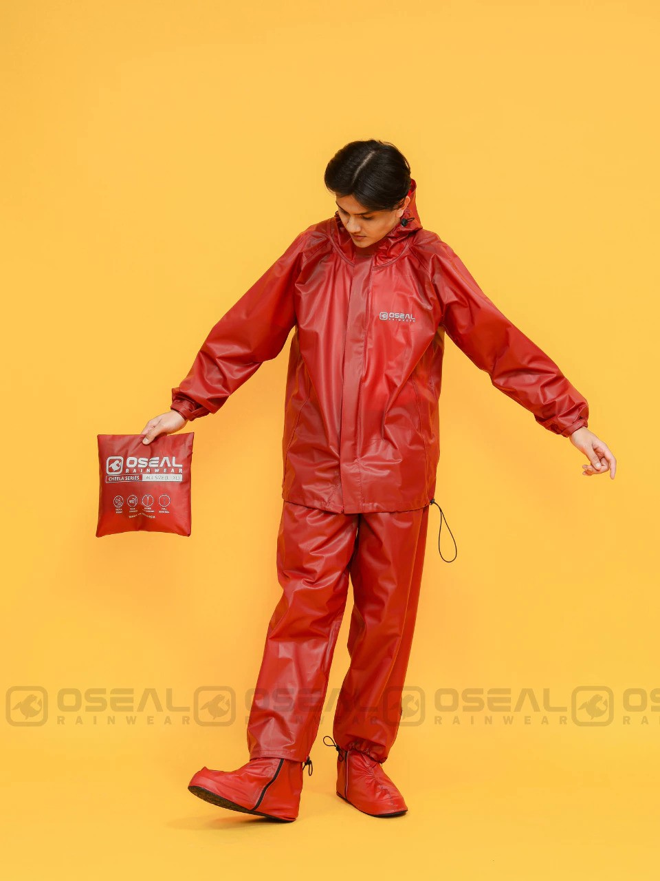  OSEAL Jas Hujan Ransel Dewasa Cheela Series