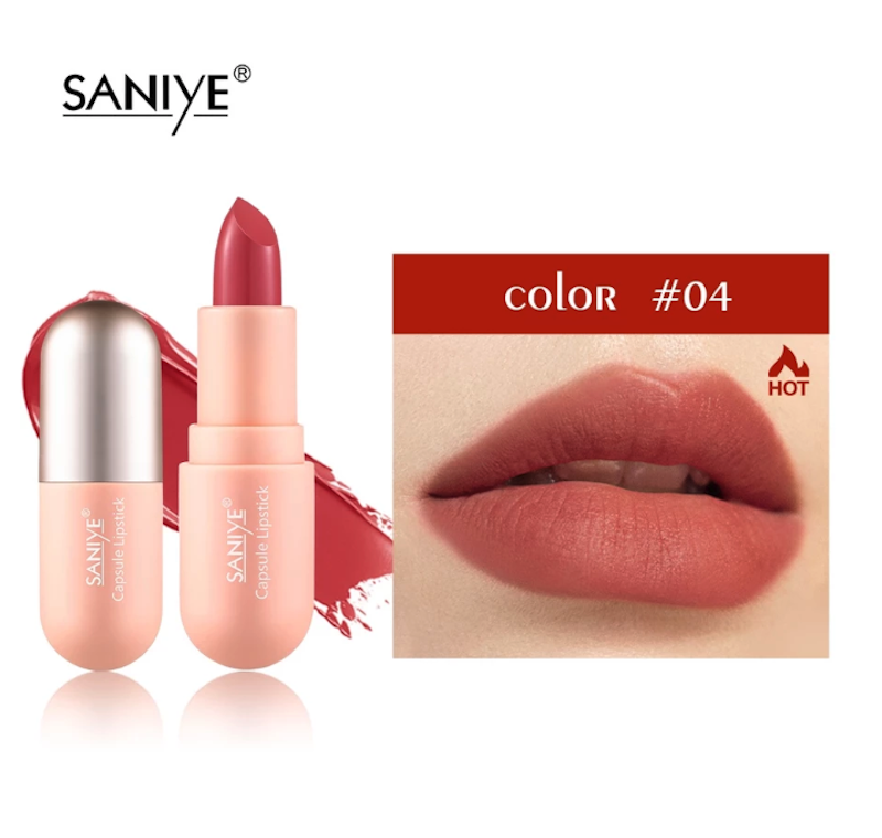 SANIYE Velvet Lipstik #04 Flamingo 2