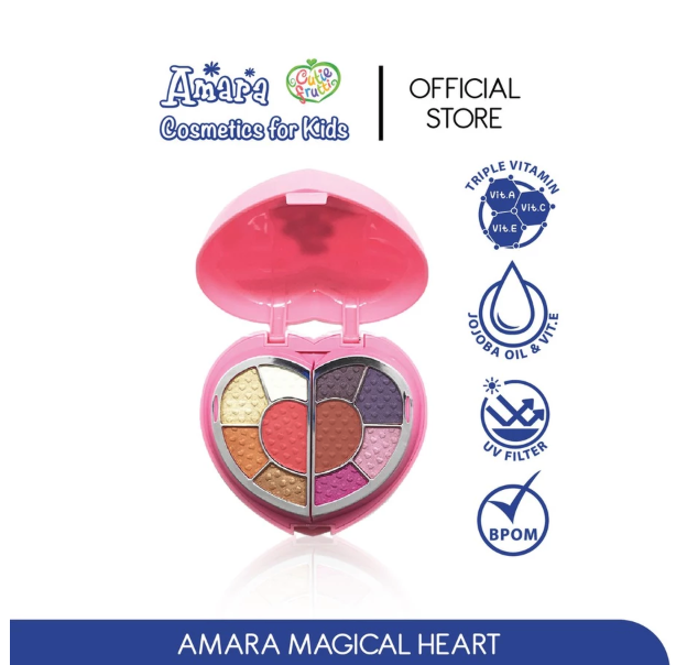 Gloria Origita Cosmetics Amara Kids Magical Heart Makeup Kit