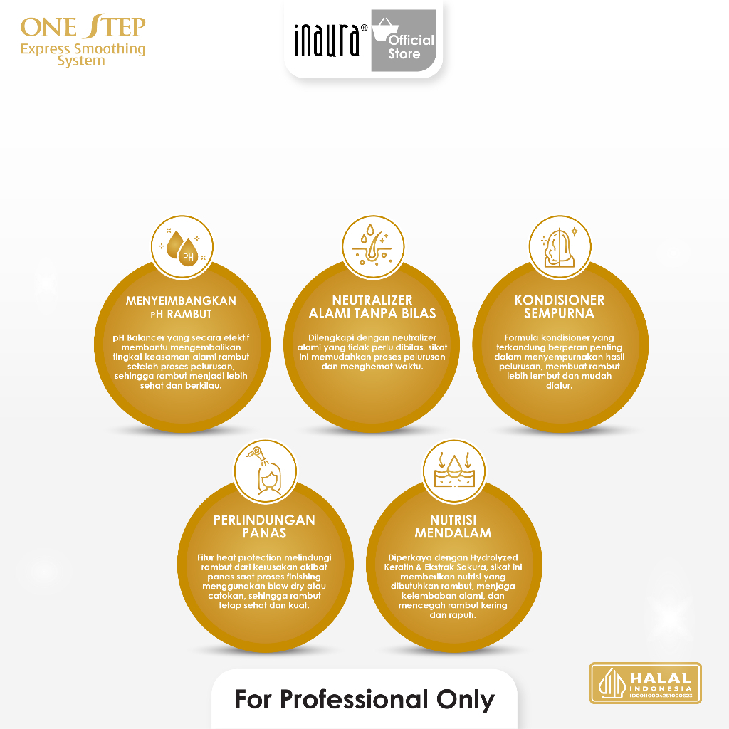 Inaura One Step Express Smoothing System Resistant Hair 2