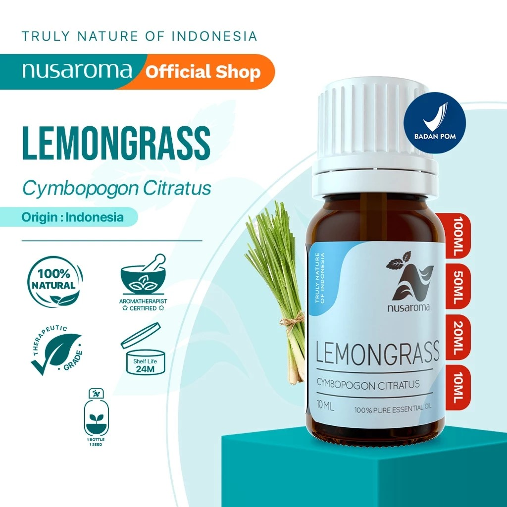 Nusaroma Essential Indonesia Nusaroma Lemongrass Essential Oil
